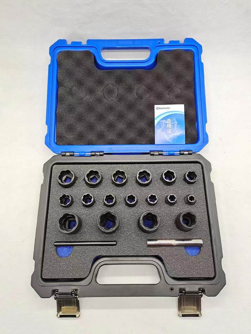 kt6272a 19件套流氓反牙套筒组 坤泰专用工具