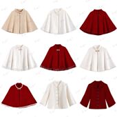 春秋水貂绒高档流苏旗袍短款 开衫 披肩纯色新娘婚礼针织斗篷外套女