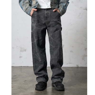 dokie直筒宽松高克重休闲裤