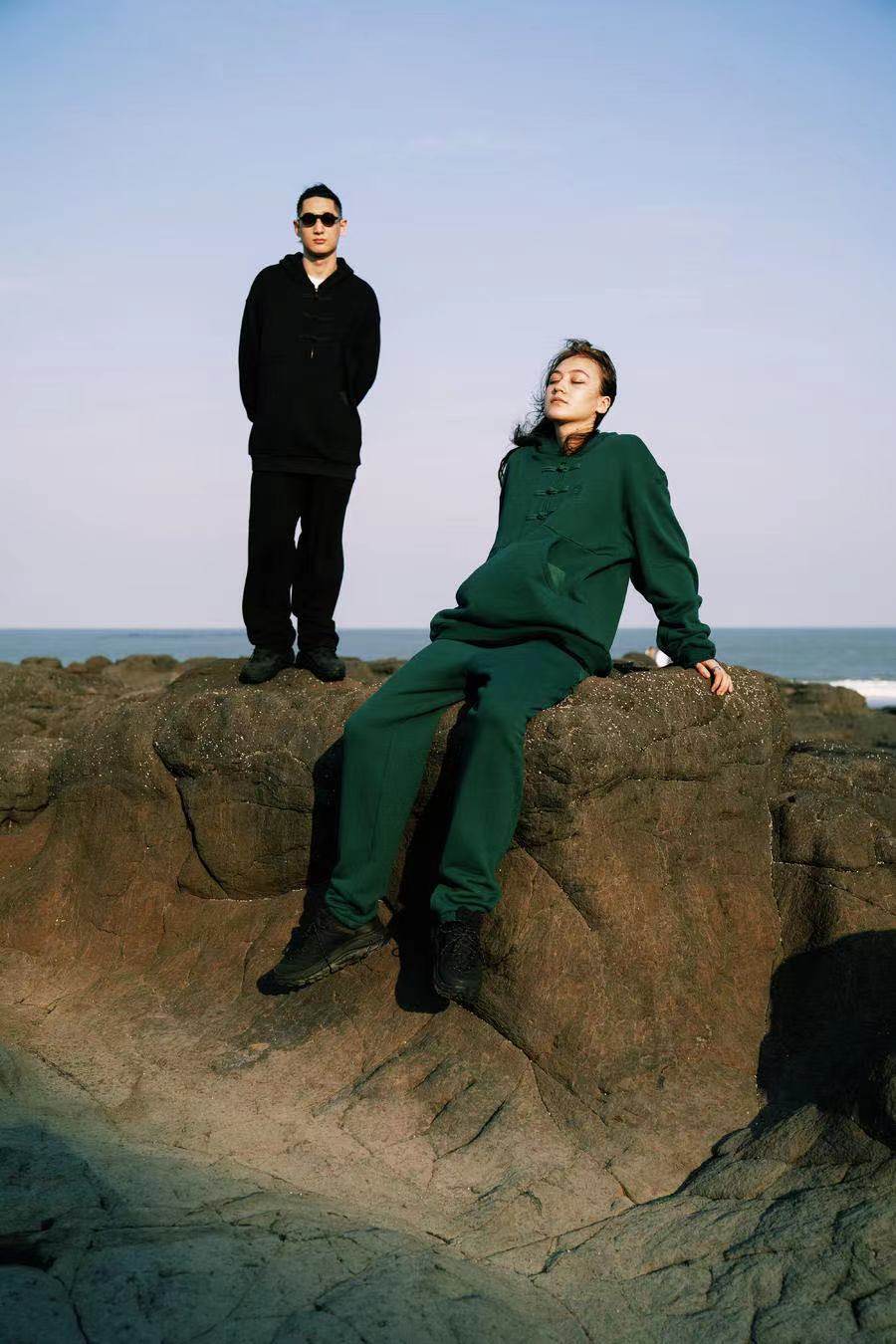 Tite FW23新中式秋冬男女盘扣套头卫衣功能性卫裤套装 不支持退换