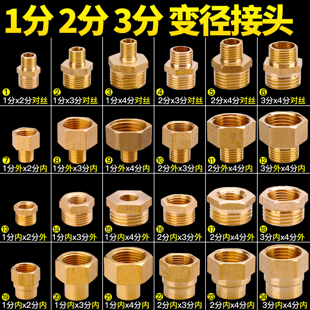 3分变2分 4分转3分接头大小头变径对丝直接补芯异径内外丝铜配件,标准件/零部件/工业耗材,其他管件,淘宝优惠券,粉丝福利购,淘宝优惠卷