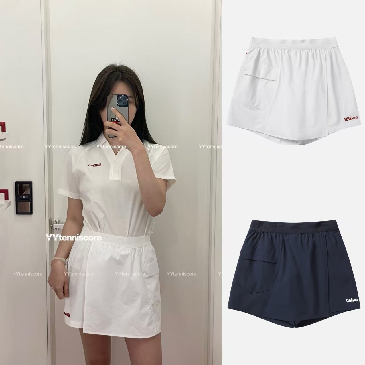 [韩国直邮]威尔胜Wilson网球系列女士Impact弹性梭织裤裙