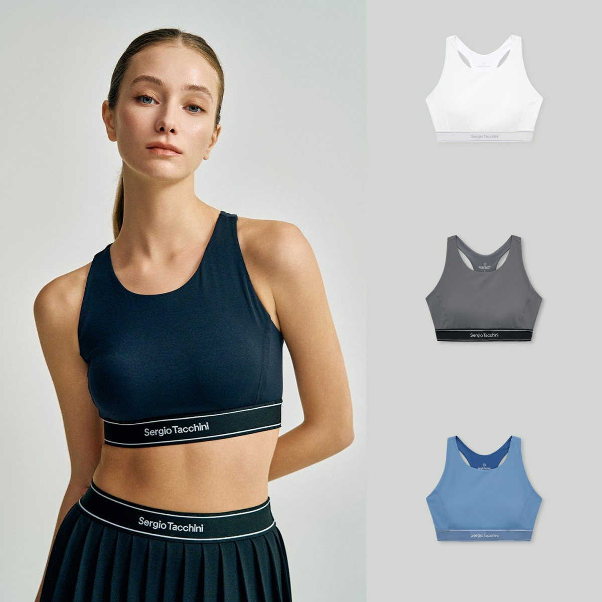 [韩国直邮] Sergio Tacchini女网球上衣棉花糖文胸内衣