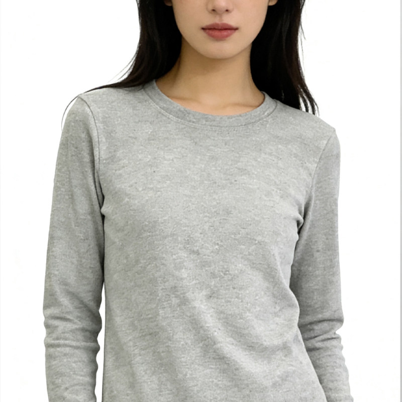 欧货基础长袖t恤女2026秋季新款美式显瘦内搭打底上衣,女装/女士精品,大码内搭,淘宝优惠券,粉丝福利购,淘宝优惠卷