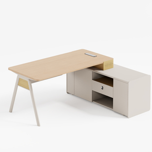 办公桌简约现代主管桌经理办公室桌椅组合高级感小型老板桌大班台
