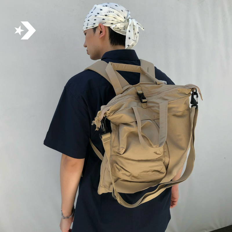 CONVERSE匡威官方 HELMET BAG男女电脑包斜挎手拎双肩背包UA5749