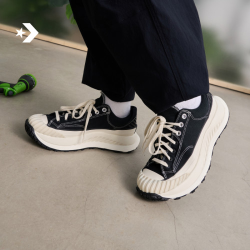 CONVERSE匡威 Chuck 70 AT-CX夏季机能风厚底鞋饼干鞋黑色A06557C