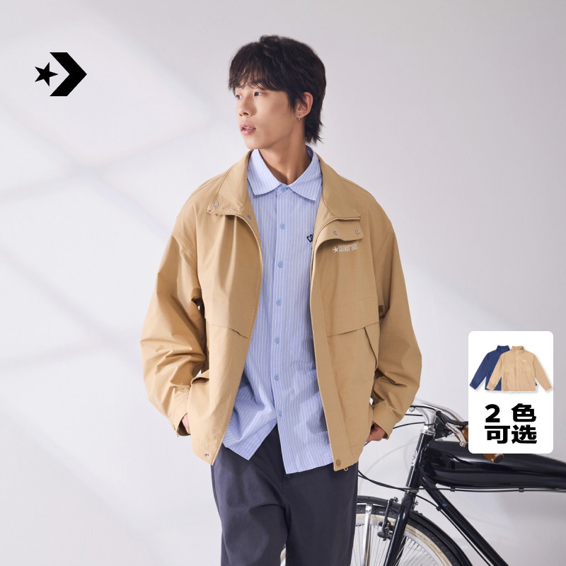 CONVERSE匡威官方 夏季户外风时尚宽松休闲夹克男外套MCJ404