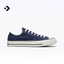 CONVERSE匡威官方 1970S经典 暗夜蓝164950C 低帮运动复古帆布鞋