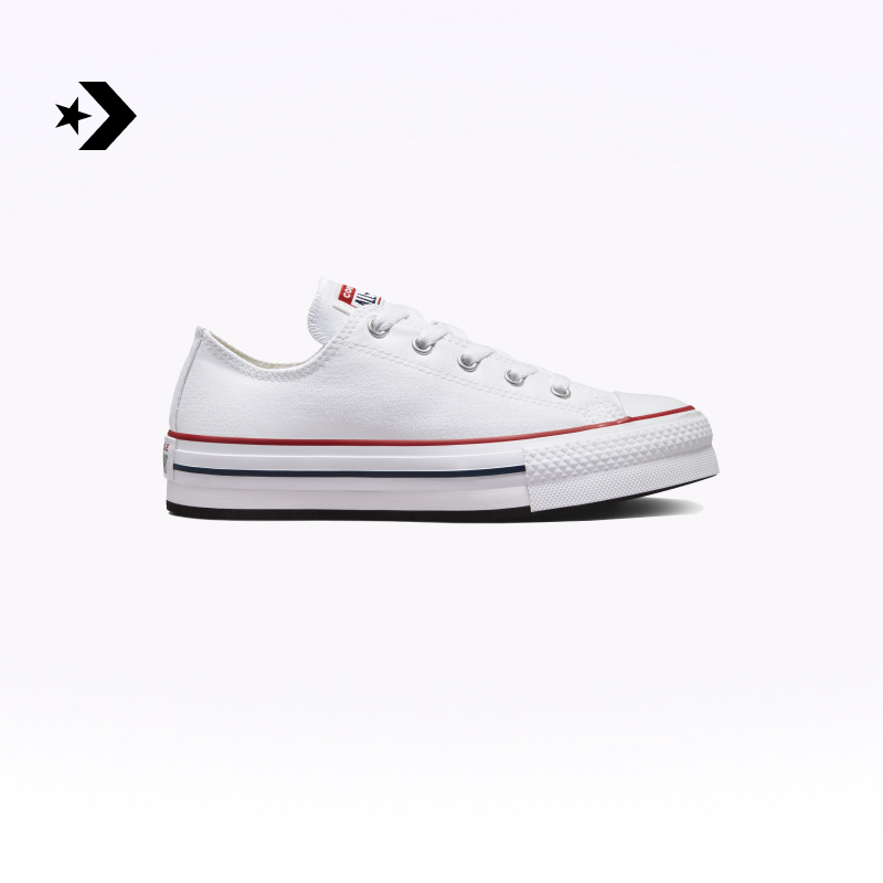 CONVERSE匡威官方 All Star EVA Lift大童轻便低帮厚底鞋272858C