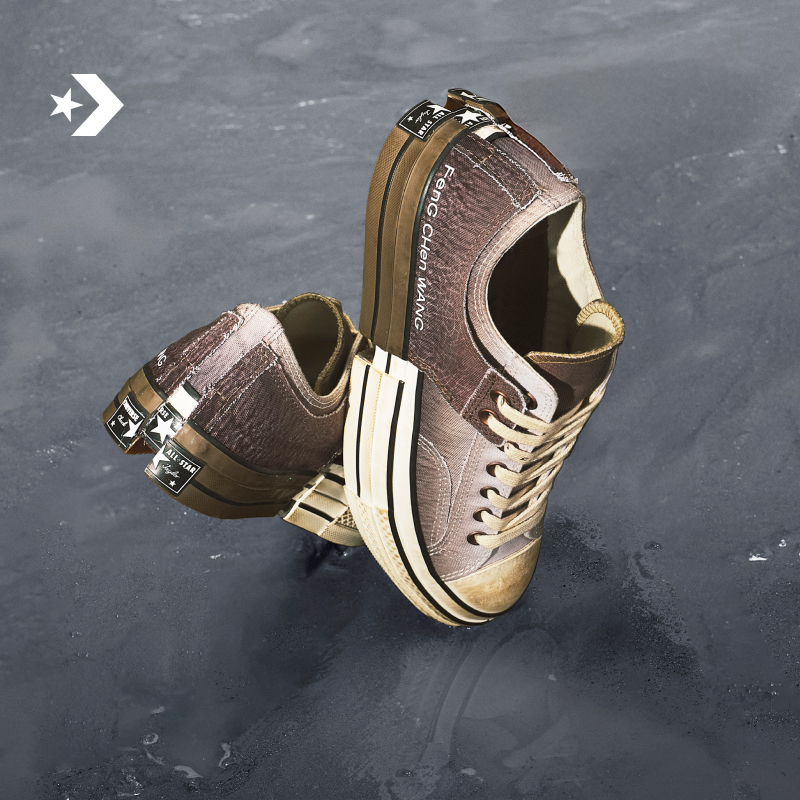 CONVERSE x FENG CHEN WANG Chuck 70“兔毫”棕釉帆布鞋A15741C