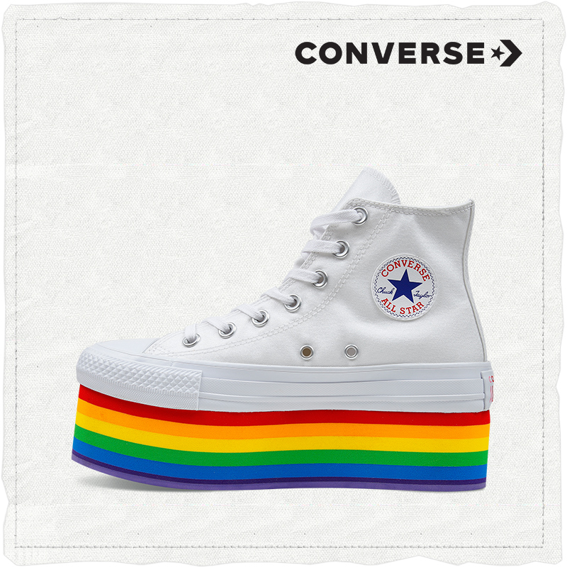 CONVERSE¿ïÍþ¹Ù·½ Miley Cyrus Pride All Star Platform 562251C