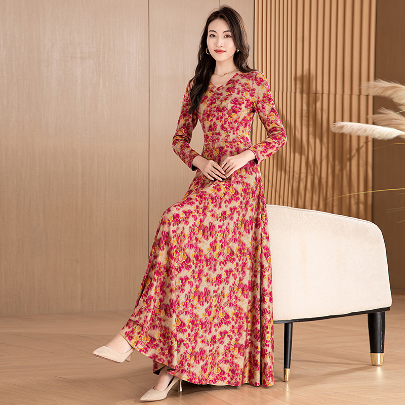 收腰秋季2025新款针织面料气质