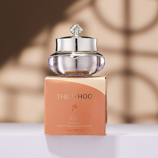 专柜中小样 whoo后天气丹花献光彩紧颜眼霜5ml滋润保湿抗皱去细纹