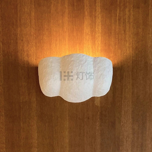 法式石膏吊灯LOFT复式楼梯灯小众设计感雕刻落地灯工艺异型墙壁灯