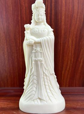 象牙果妈祖摆件海神妈祖天上圣母办公室家居菩萨佛像工艺品