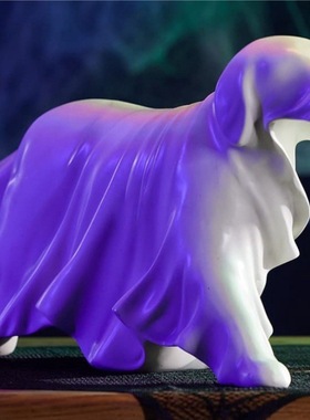 跨境万圣节ghost dog statue 幽灵狗装饰品摆件家居庭院设计幽灵