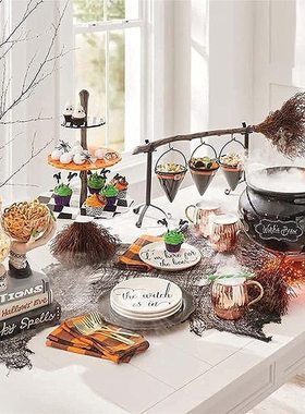 万圣节女巫手树脂工艺品装饰跨境装饰品Witch Hands小吃碗架