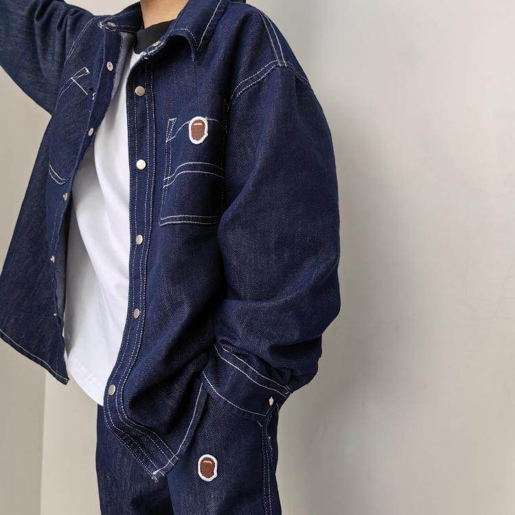 25春秋季新款日系潮男儿童装百搭柔软不掉色复古牛仔衬衫衬衣外套,童装/婴儿装/亲子装,儿童牛仔衬衫,淘宝优惠券,粉丝福利购,淘宝优惠卷