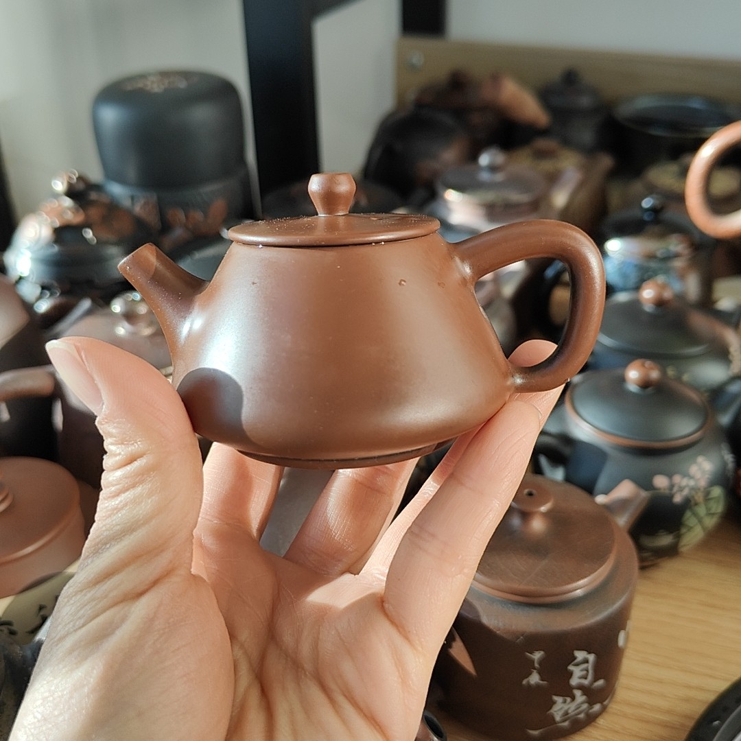 微瑕古铜石瓢小壶90毫升球孔,餐饮具,茶壶,淘宝优惠券,粉丝福利购,淘宝优惠卷