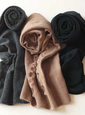 直角跟连裤袜 高支羊毛羊绒无缝袜头加厚保暖抗起球高腰打底平板