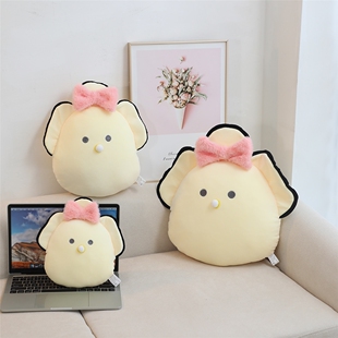 弹力棉牡蛎生蚝抱枕靠垫可爱卡通创意抱枕毛绒玩具女孩靠枕布娃娃