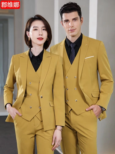 Демисезонный пиджак классического кроя, комплект подходит для мужчин и женщин, комбинезон