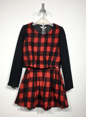 紫系列 D80907 时尚套装品牌女装折扣全