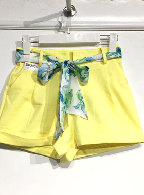 新Z系列 D82830 时尚短裤品牌女装折扣