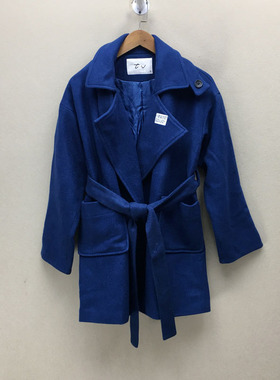 品牌折扣  毛呢大衣潮款 G23-L0621 切