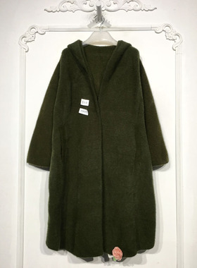 西树系列 D90371 时尚仿水貂外套品牌女装折扣