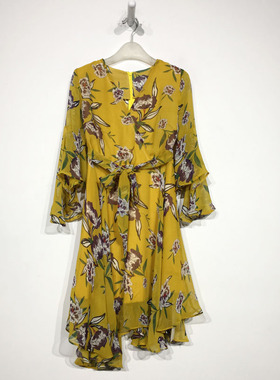 潮系列 D93400 时尚连衣裙品牌女装折扣