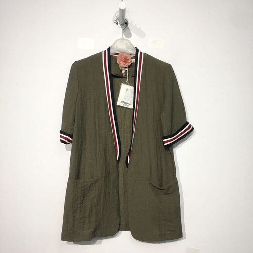 潮系*H系列 D76678 时尚开衫外套品牌女装折扣启