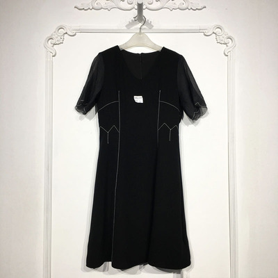 潮系列 D92201 时尚连衣裙品牌女装折扣启