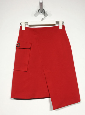 潮系列 D92185 时尚短裙品牌女装折扣