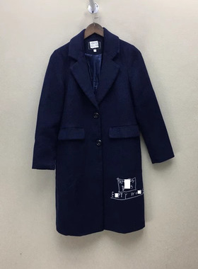 品牌折扣  毛呢大衣潮款 G23-L1528切