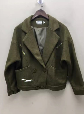 品牌折扣  大衣潮款 G23-L0264