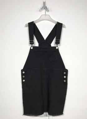 西树系列 D89393 时尚牛仔连衣裙品牌女装折扣