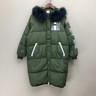 L5989毛领可拆切 G23 品牌折扣 羽绒服潮款