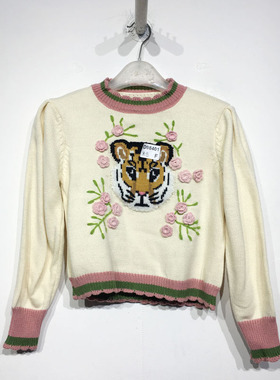 潮系列 D98401 时尚针织衫品牌女装折扣