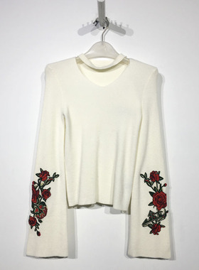 欧旗下FP系列 D85584 时尚针织衫品牌女装折扣