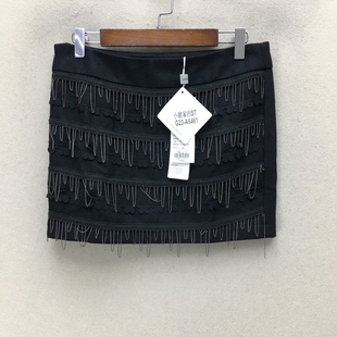 A6461切 G23 品牌折扣 毛呢短裙潮款