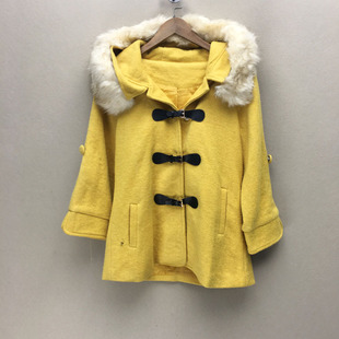 品牌折扣  大衣潮款 G23-K9752毛呢可拆切