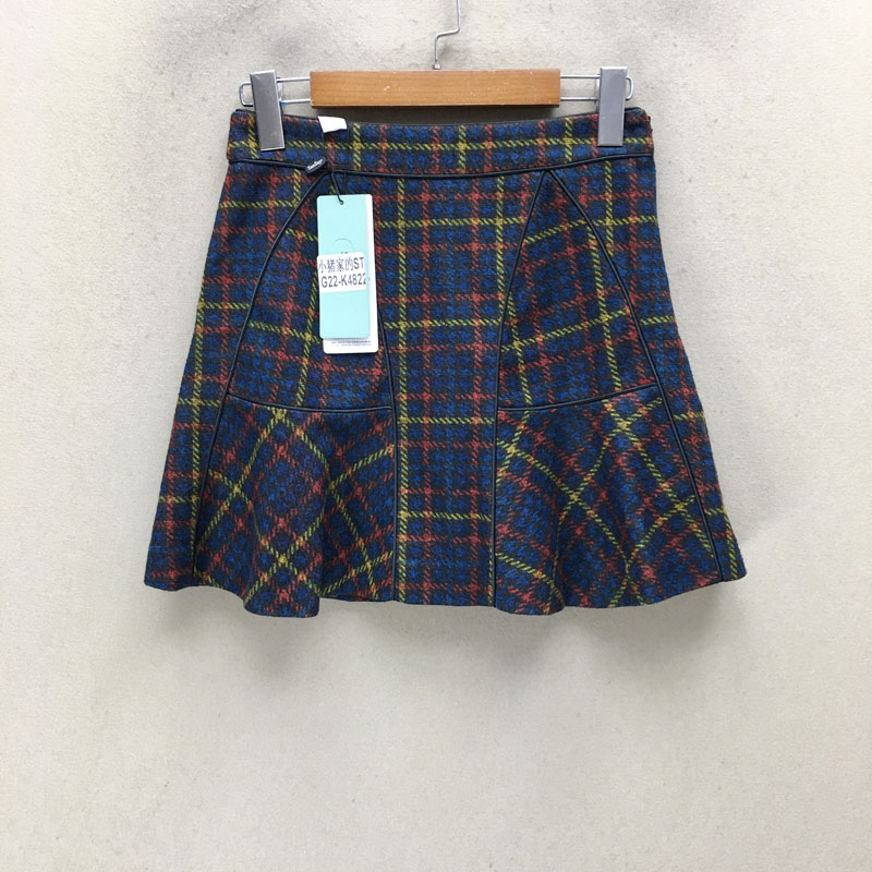 品牌折扣 毛呢短裙潮款 G22-K4822