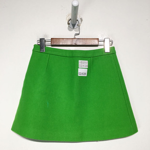 K3259全 G22 品牌折扣 毛呢短裙潮款