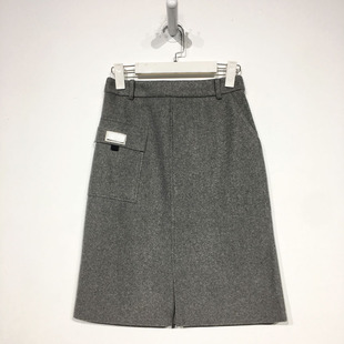 沙系列 D89031 时尚毛呢短裙品牌女装折扣