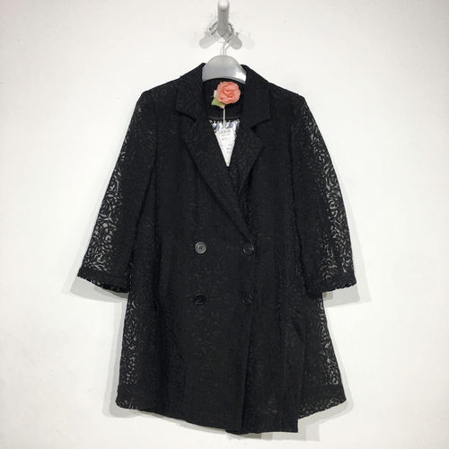 潮系列 D92729 时尚风衣外套品牌女装折扣