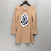 品牌折扣 J9636 G23 长袖 连衣裙潮款