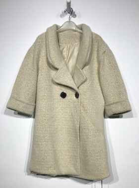 乔系列 D89635 时尚毛呢外套品牌女装折扣