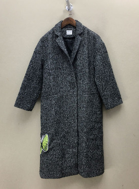 品牌折扣  毛呢大衣潮款 G23-L0571切